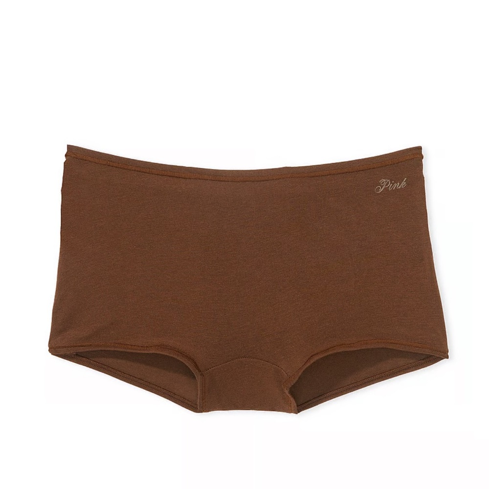 Lot of 4 PINK Victoria's Secret Boyshort Panties in Ganache
